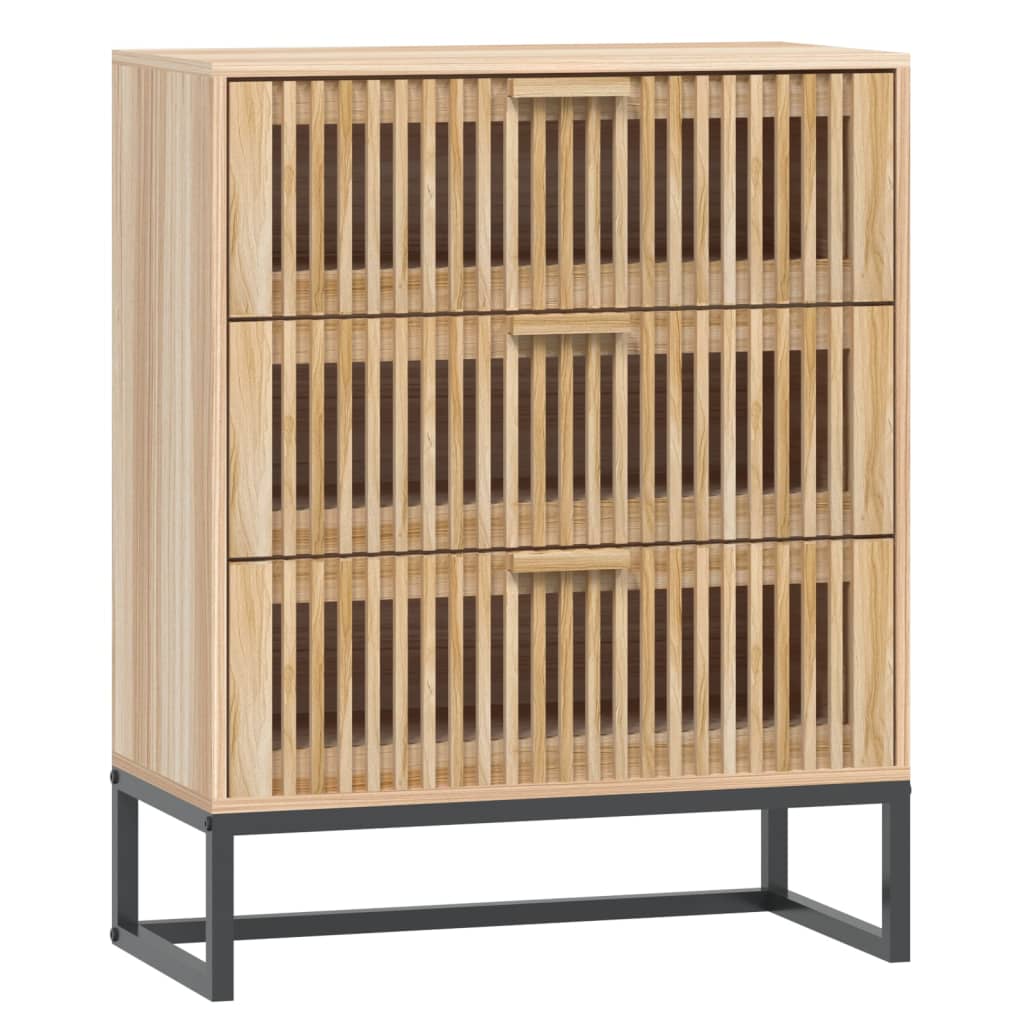 Buffet 60x30x75 cm en bois travaillé