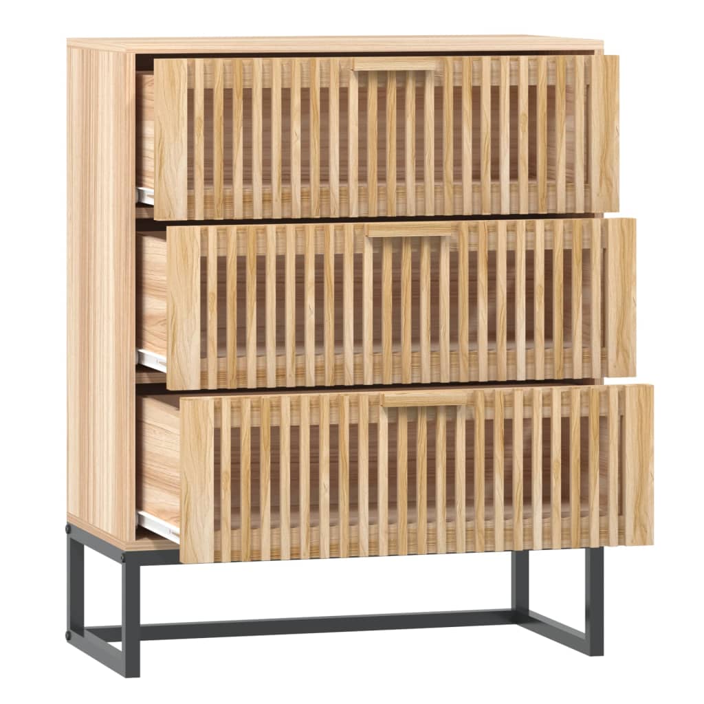 Buffet 60x30x75 cm en bois travaillé