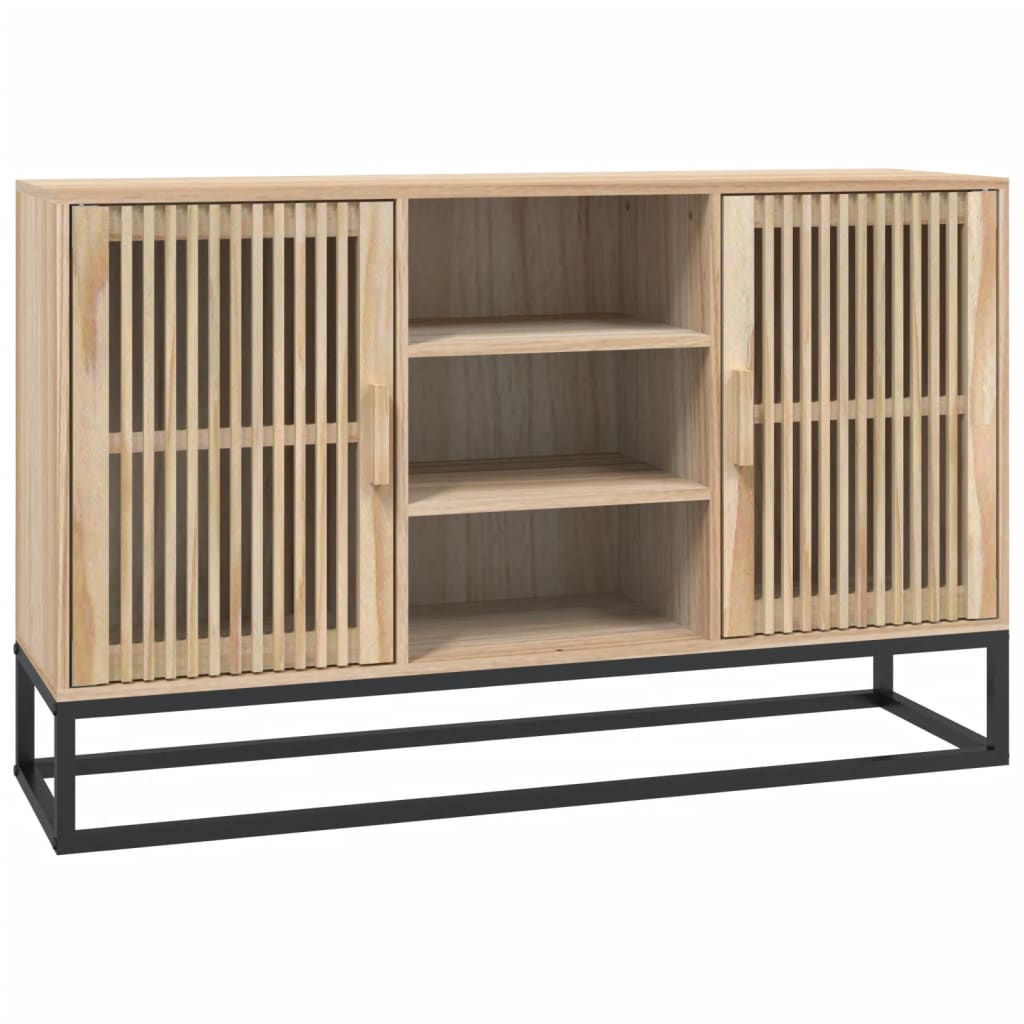 Buffet 105x30x65 cm en bois travaillé