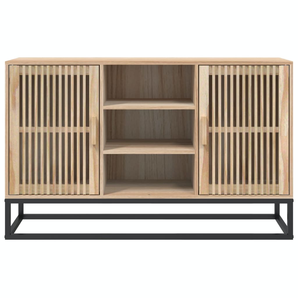 Buffet 105x30x65 cm en bois travaillé