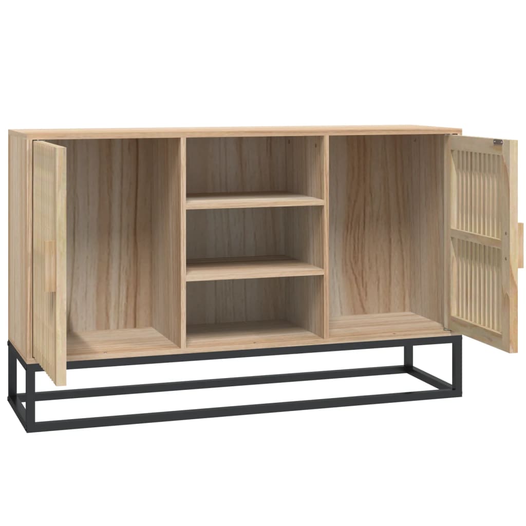 Buffet 105x30x65 cm en bois travaillé