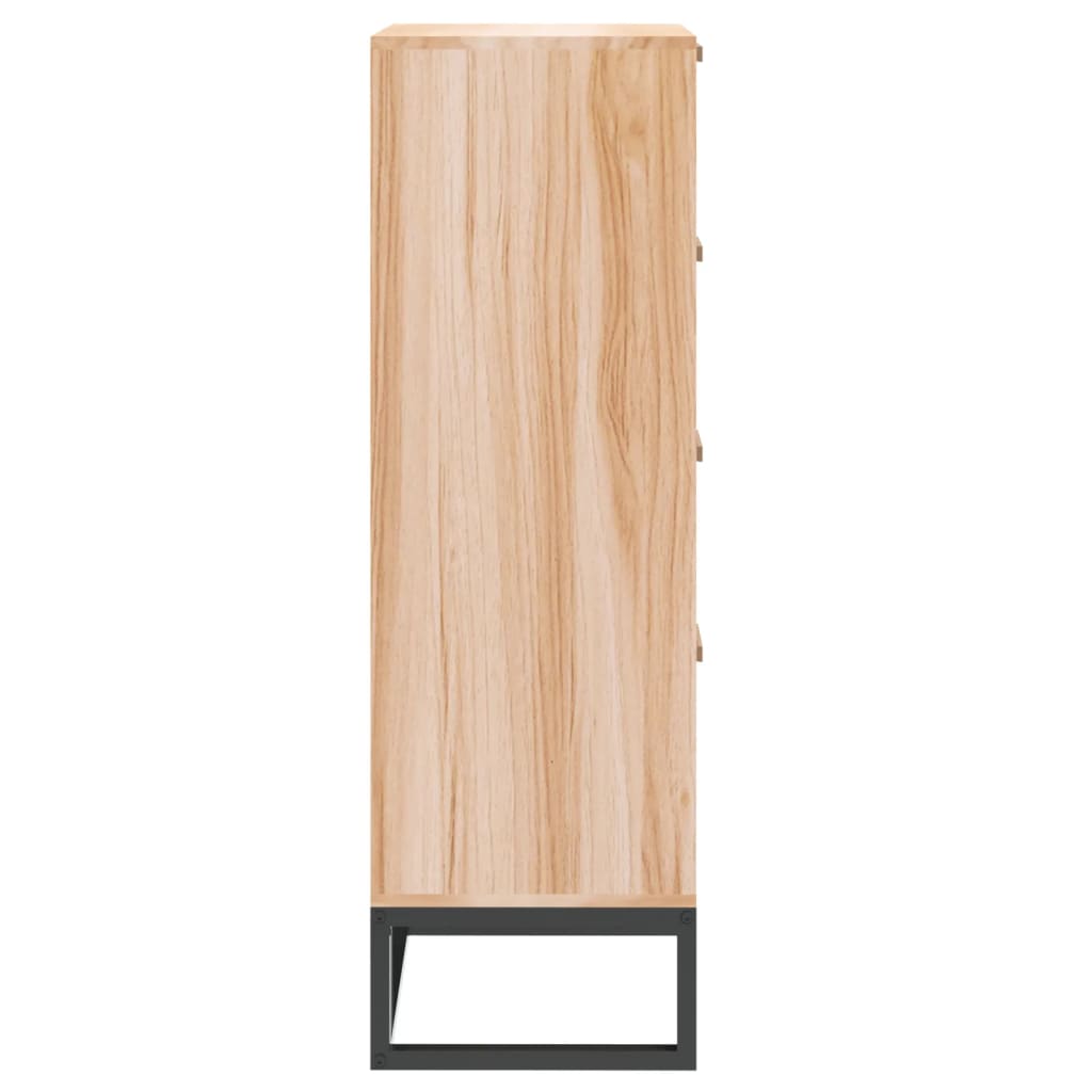 Armoire haute 40x30x95 cm en bois travaillé