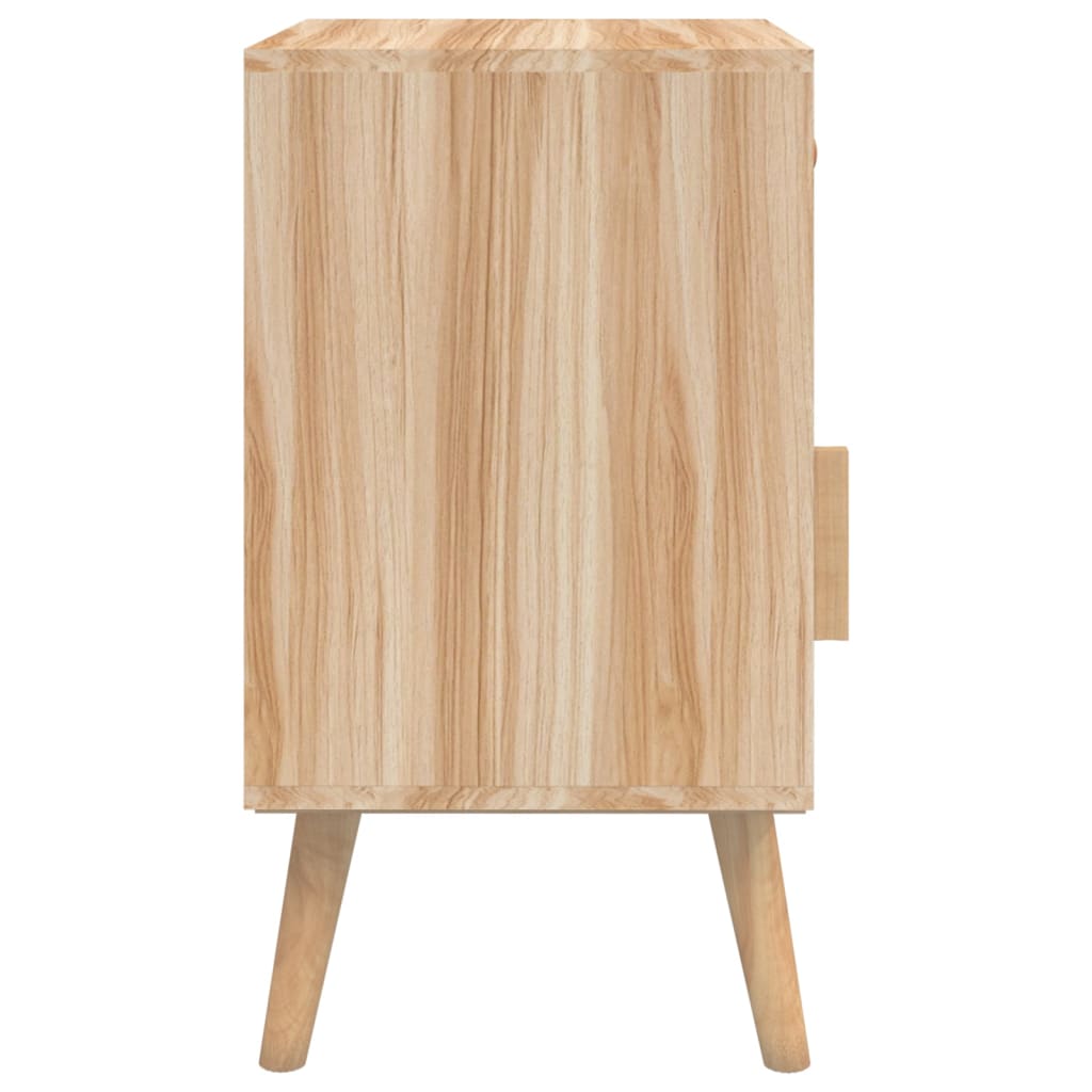 Tables de chevet 2 pcs 40x30x55 cm bois fini