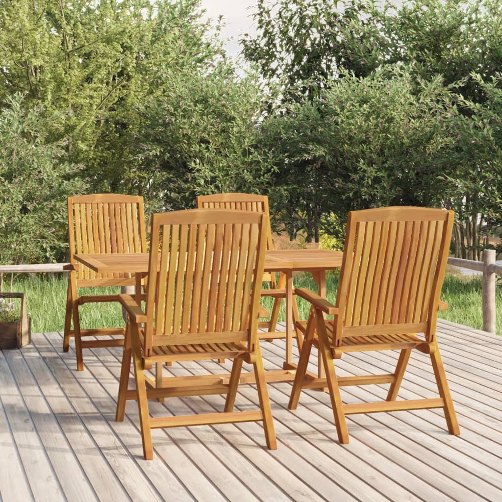 Ensemble de jardin 5 pièces en bois de teck massif