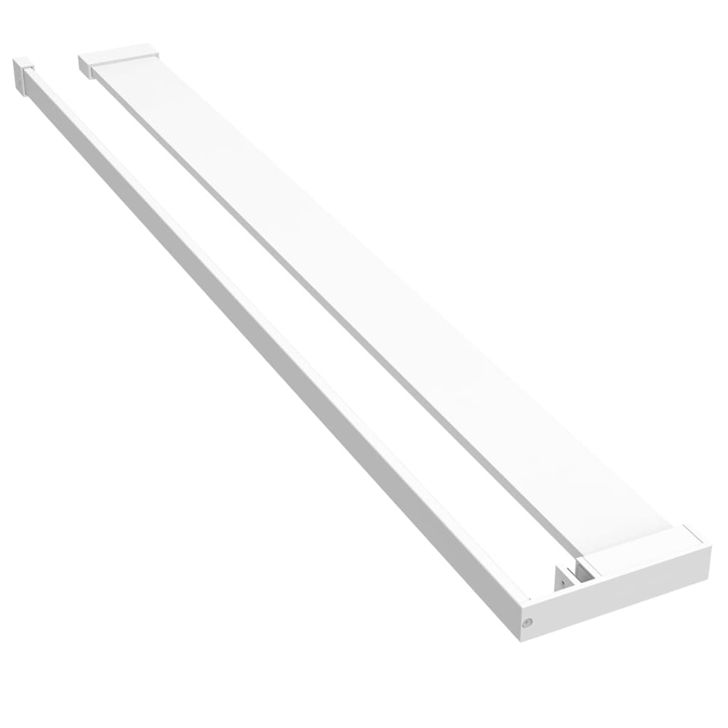 Doucheschap voor inloopdouchewand 115 cm aluminium