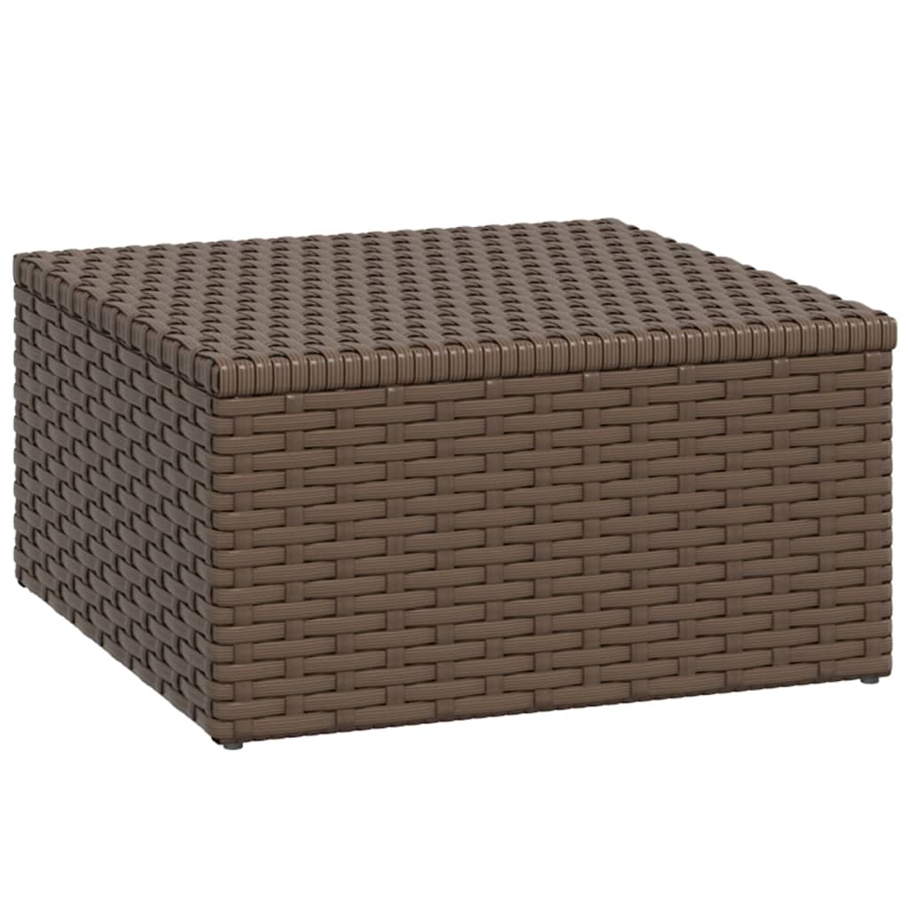 3-delige Loungeset met kussens poly rattan