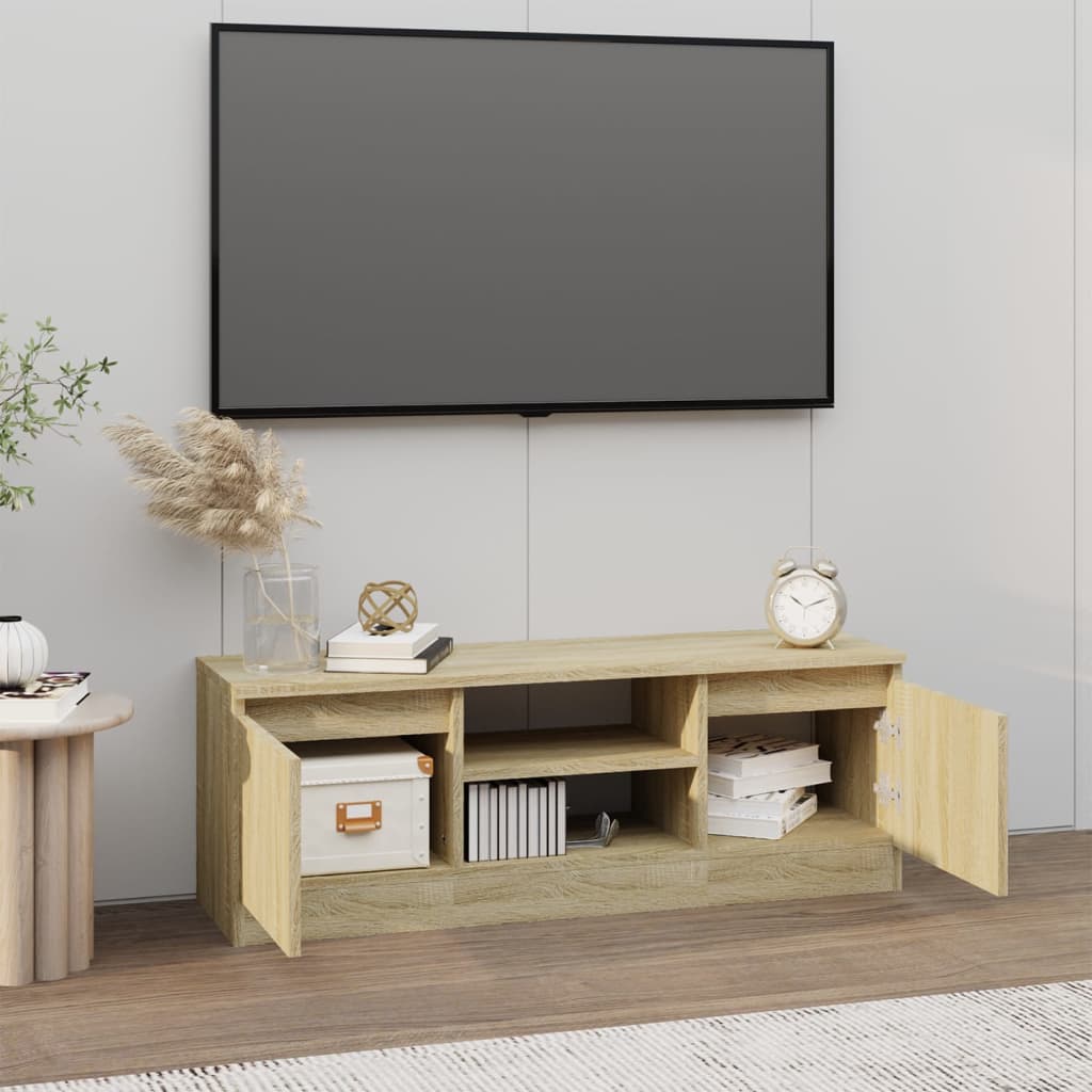 Tv-meubel met deur 102x30x36 cm