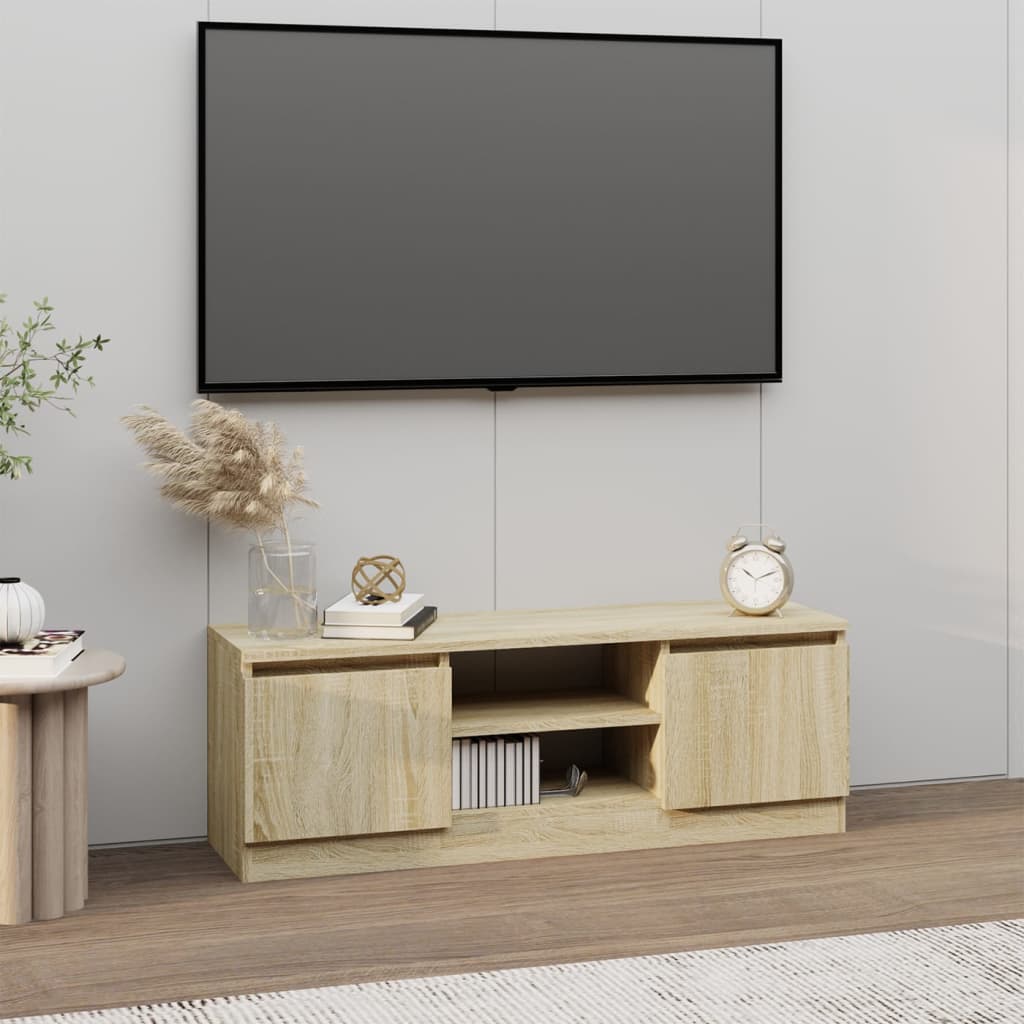 Tv-meubel met deur 102x30x36 cm