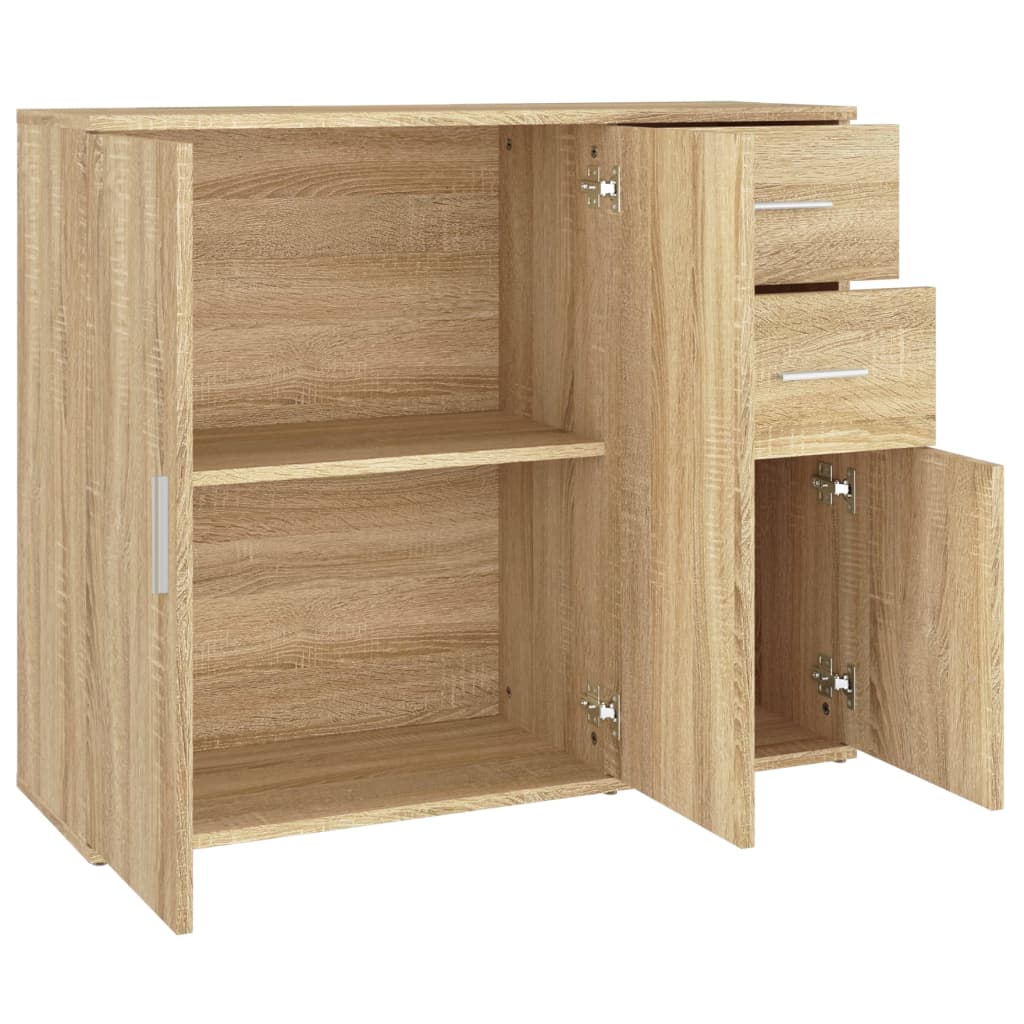 Dressoir 91x29,5x75 cm bewerkt hout