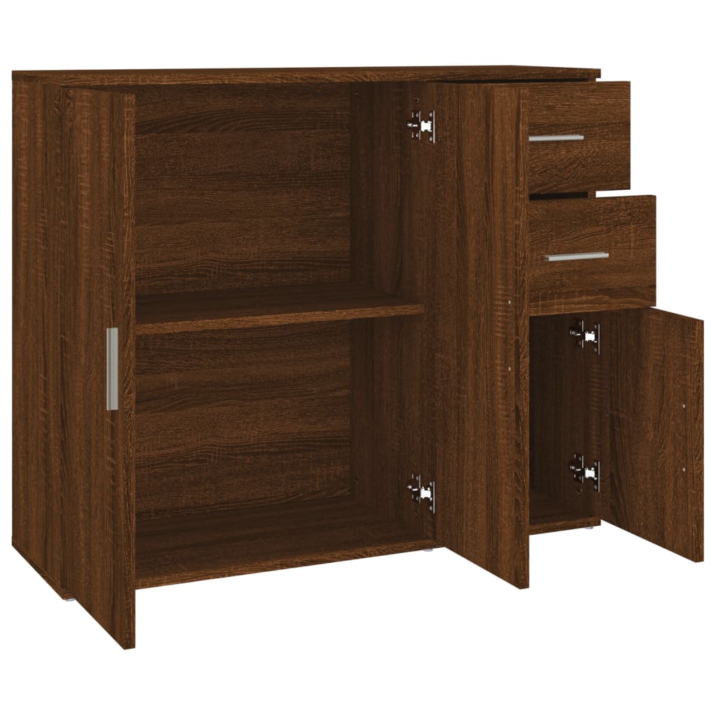 Dressoir 91x29,5x75 cm bewerkt hout