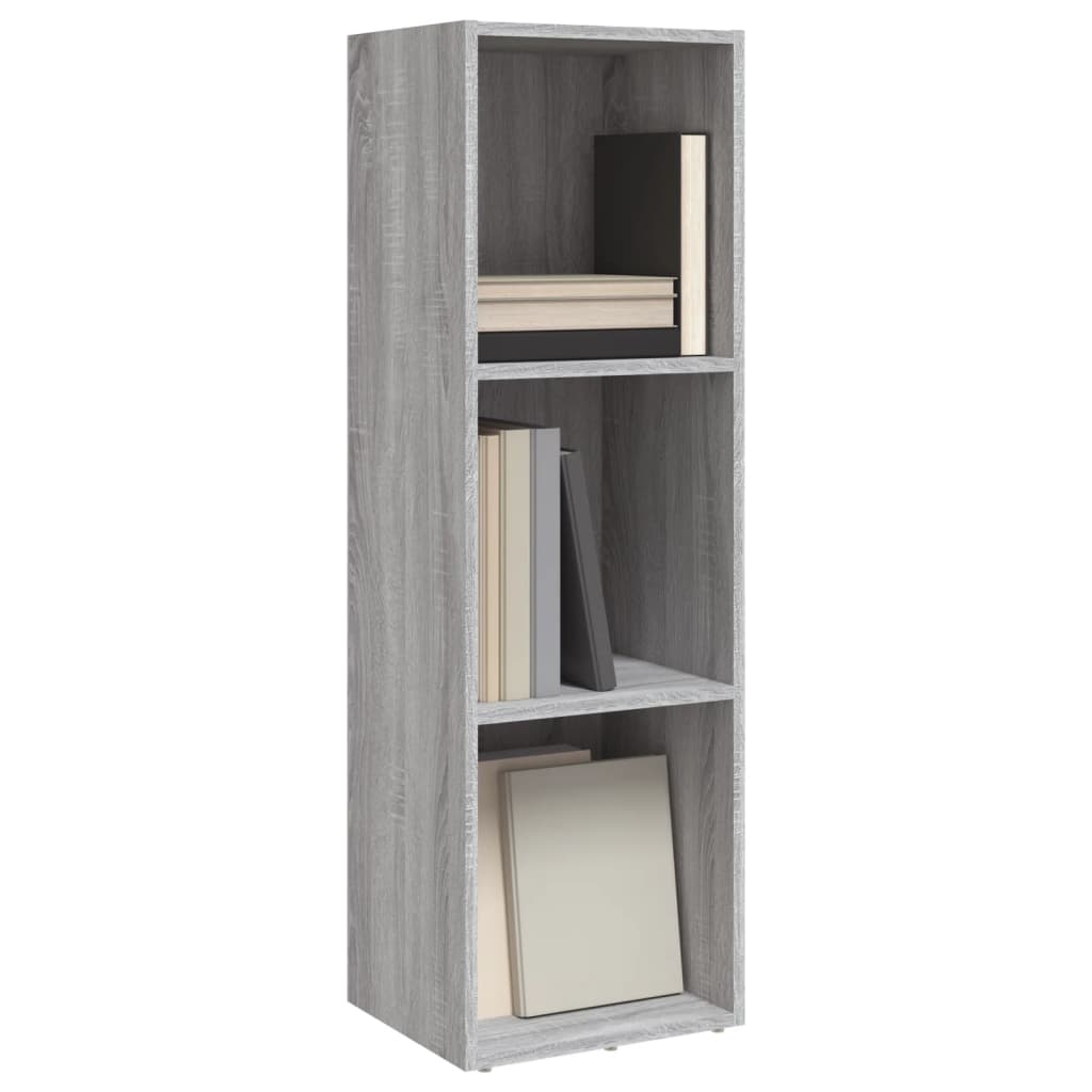 Bibliothèque/meuble TV 36x30x114 cm bois gris chêne sonoma