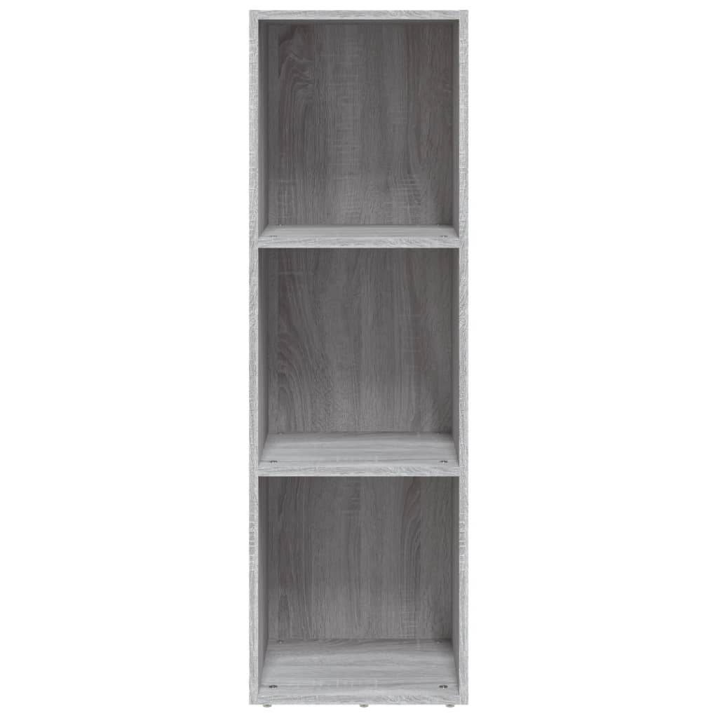 Bibliothèque/meuble TV 36x30x114 cm bois gris chêne sonoma