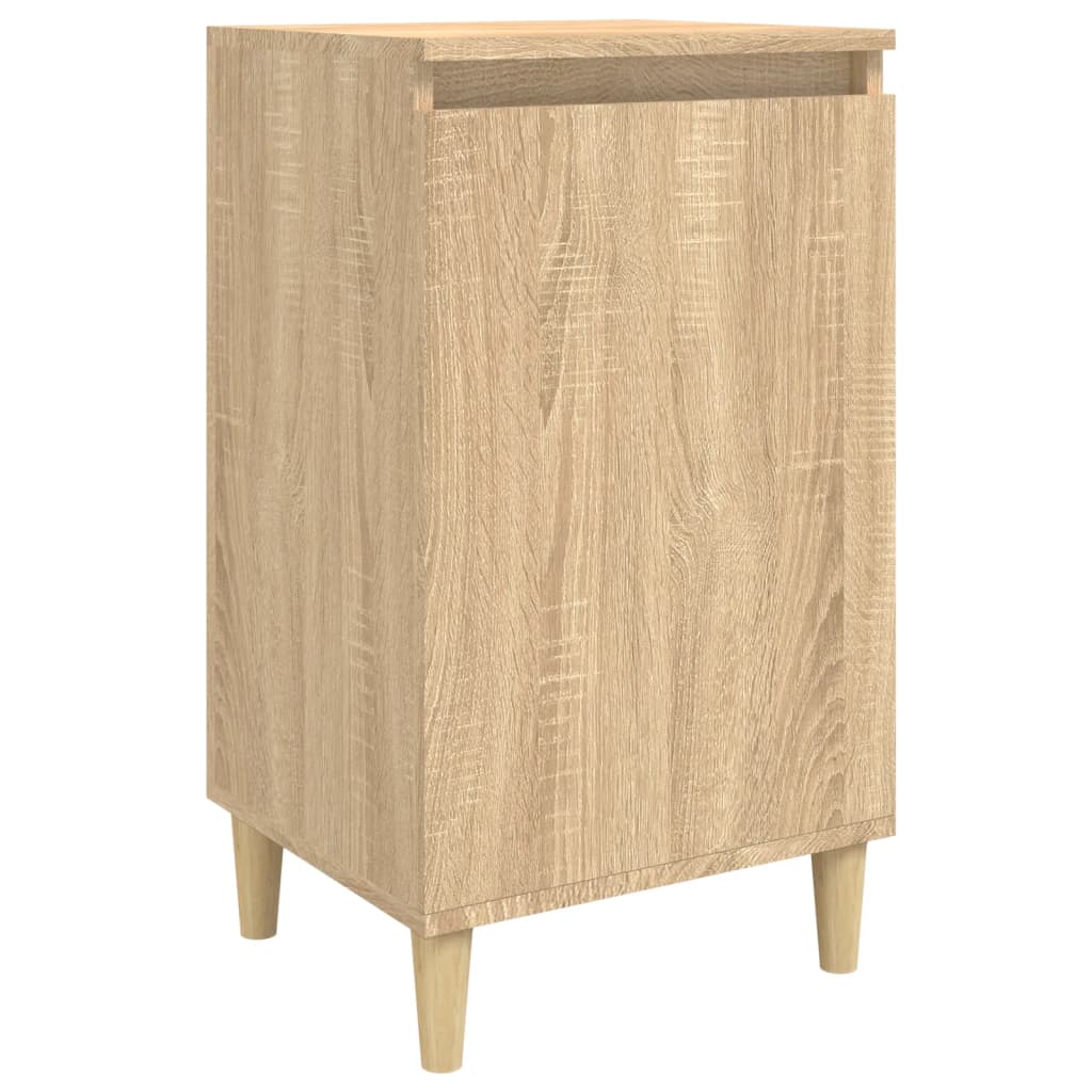 Nachtkastjes 2 st 40x35x70 cm bewerkt hout