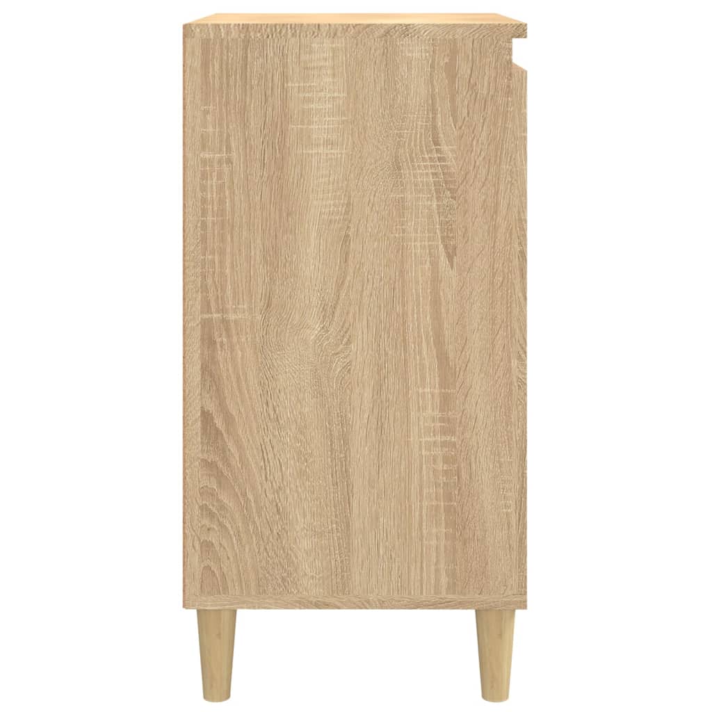 Nachtkastjes 2 st 40x35x70 cm bewerkt hout