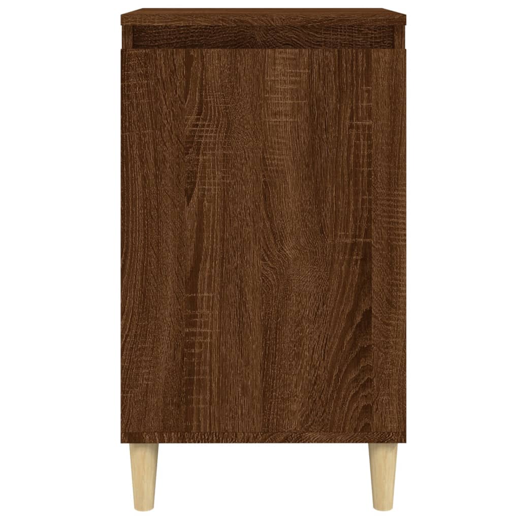 Nachtkastjes 2 st 40x35x70 cm bewerkt hout