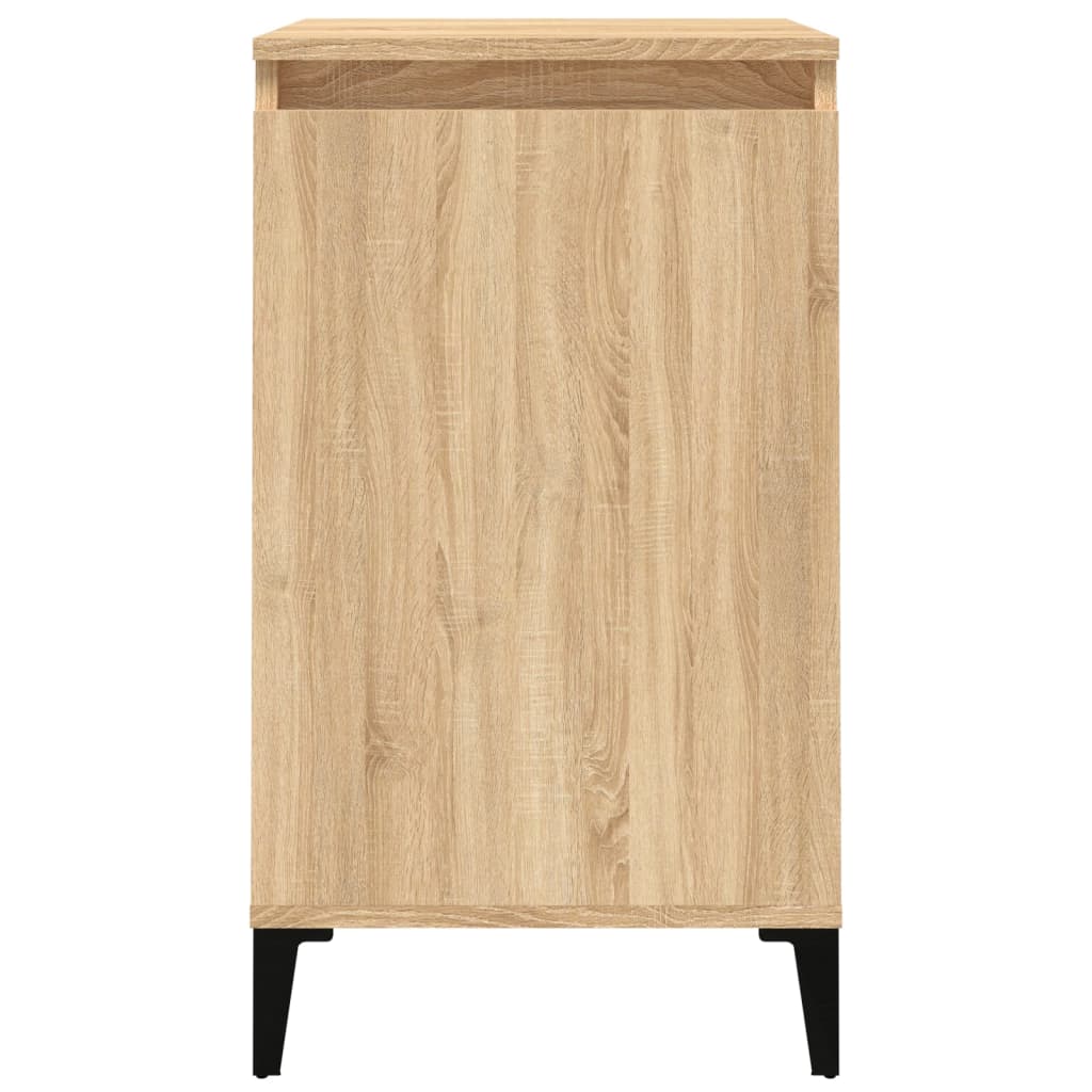 Nachtkastjes 2 st 40x35x70 cm bewerkt hout