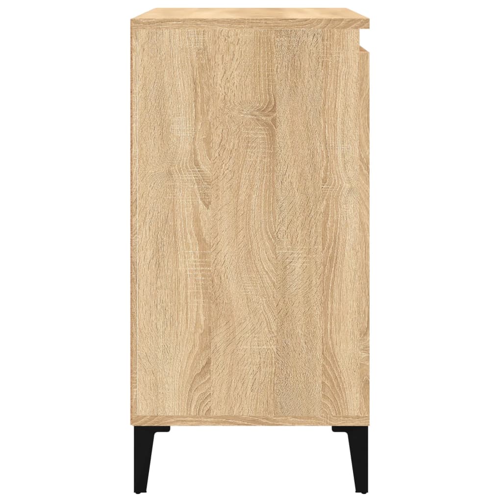 Nachtkastjes 2 st 40x35x70 cm bewerkt hout