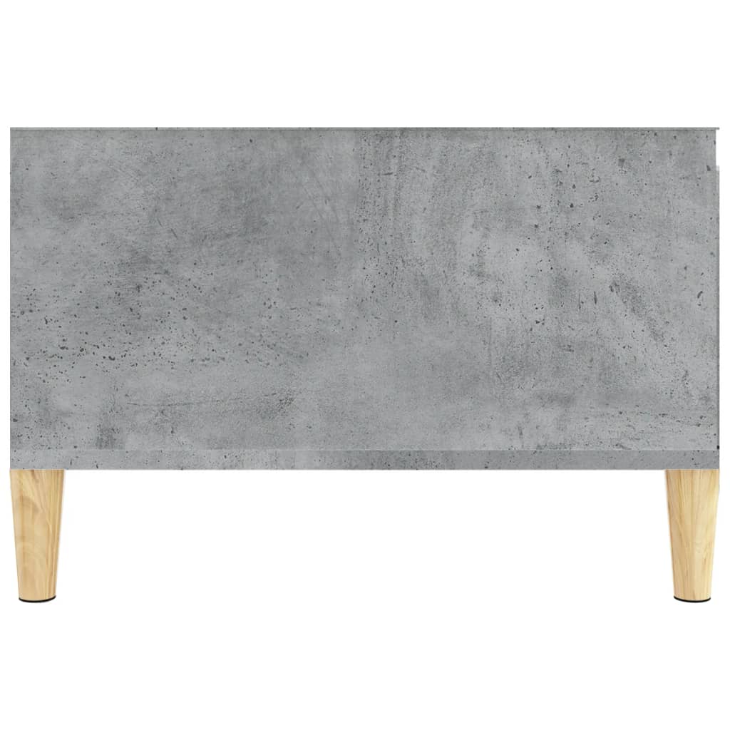 Table basse 55x55x36,5 cm en dérivé du bois, coloris chêne