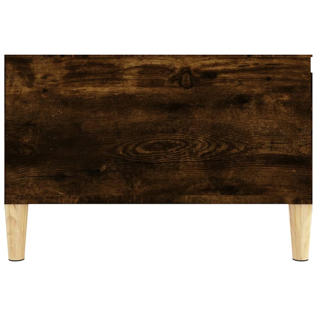 Salontafel 55x55x36,5 cm bewerkt hout eikenkleurig