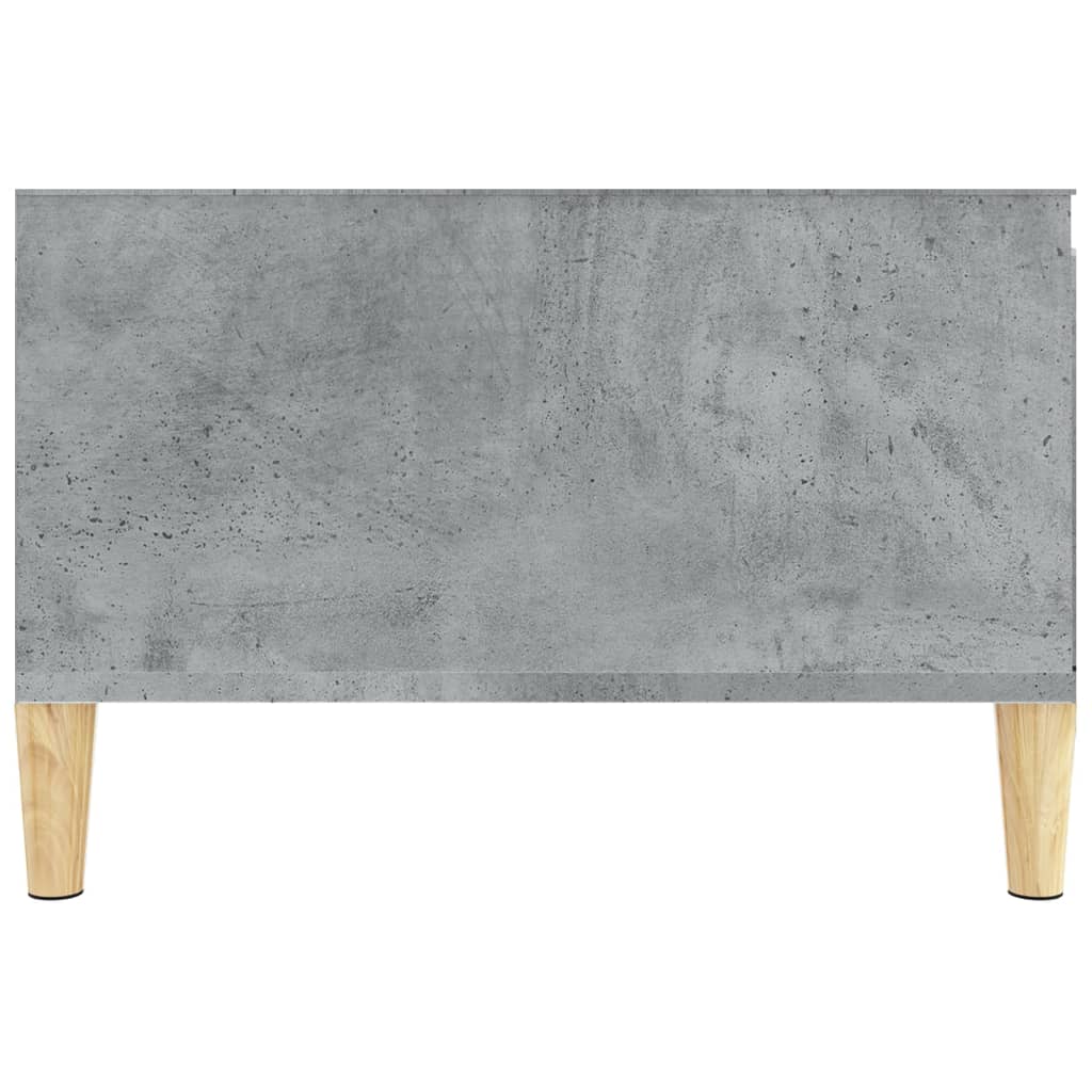 Table basse 55x55x36,5 cm en dérivé du bois, coloris chêne