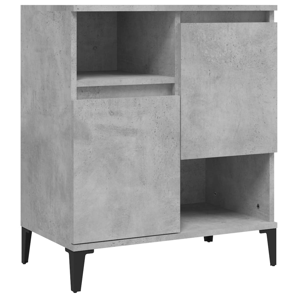 Buffet 60x30x75 cm en dérivé du bois couleur chêne