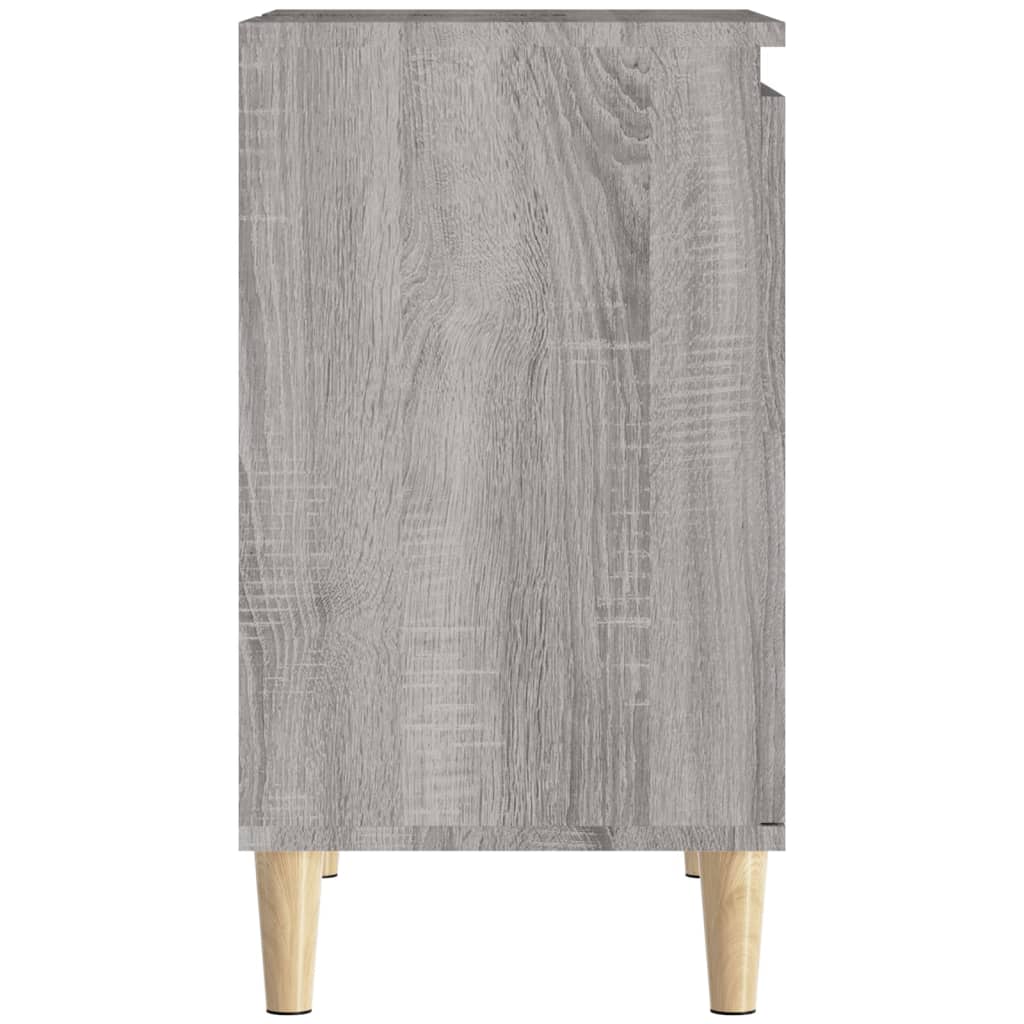 Meuble vasque 58x33x60 cm en bois travaillé