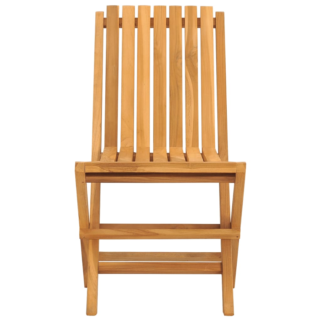 Chaises de jardin 8 pcs pliables 61x67x90 cm teck massif