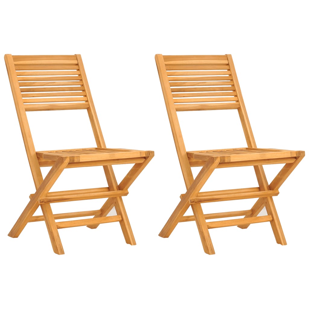 Chaises de jardin pliantes 8 pcs 55x62x90 cm teck massif