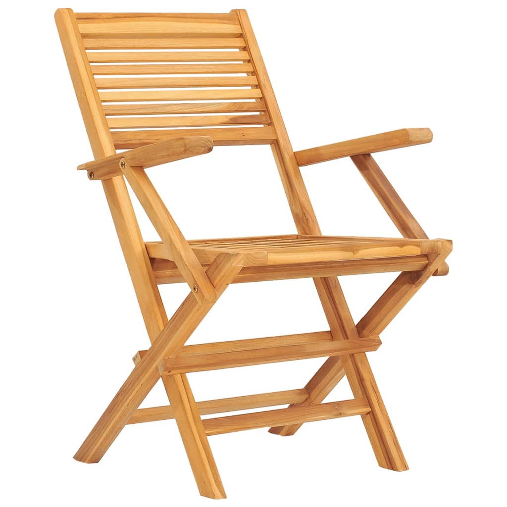 Chaises de jardin pliantes 8 pcs 55x62x90 cm teck massif