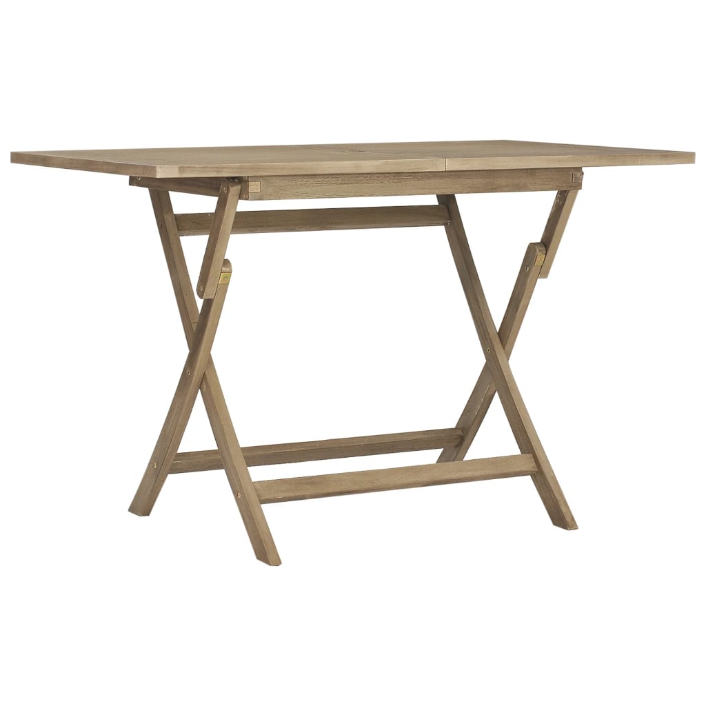 Table de jardin pliante 120x70x75 cm teck massif