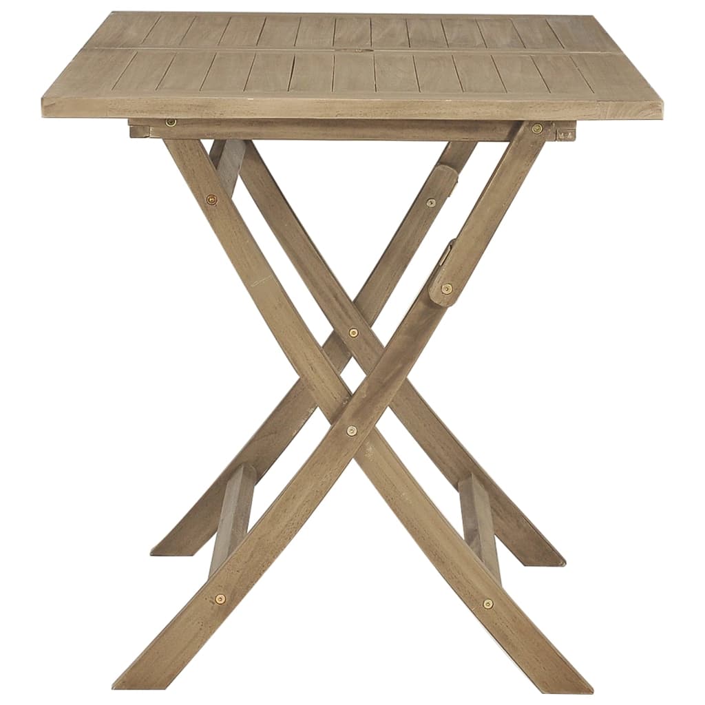 Table de jardin pliante 120x70x75 cm teck massif