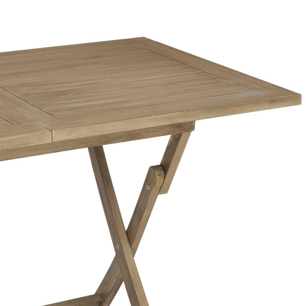 Table de jardin pliante 120x70x75 cm teck massif