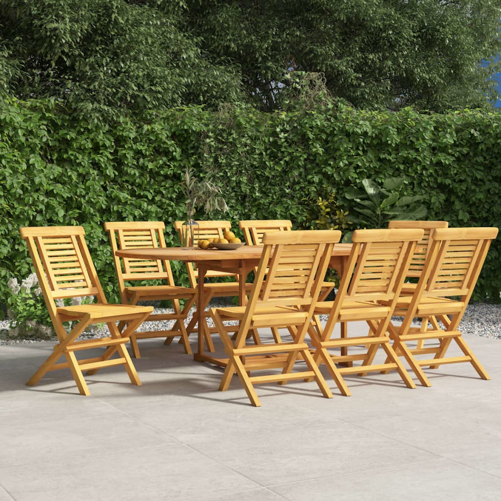 Chaises de jardin pliantes 6 pcs 47x63x90 cm teck massif