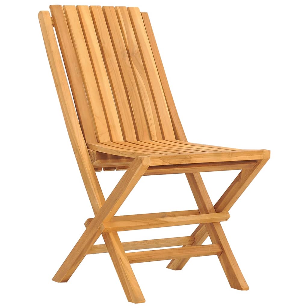 Chaises de jardin 8 pcs pliables 61x67x90 cm teck massif