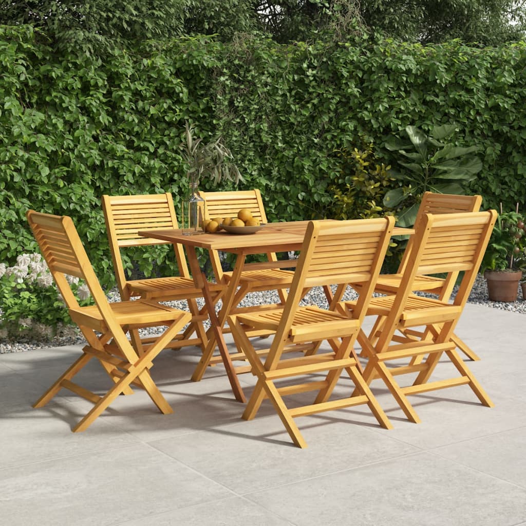 Chaises de jardin pliantes 8 pcs 55x62x90 cm teck massif