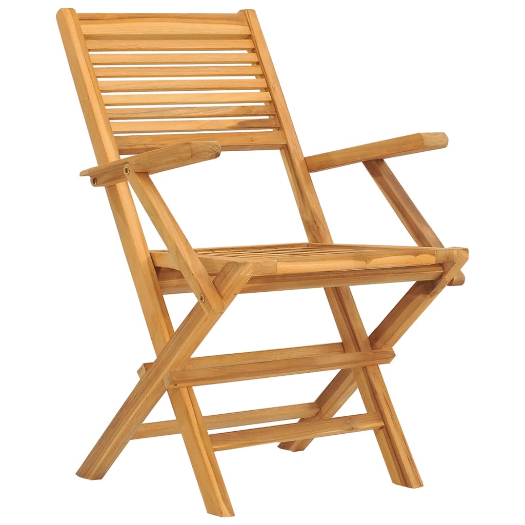 Chaises de jardin pliantes 8 pcs 55x62x90 cm teck massif