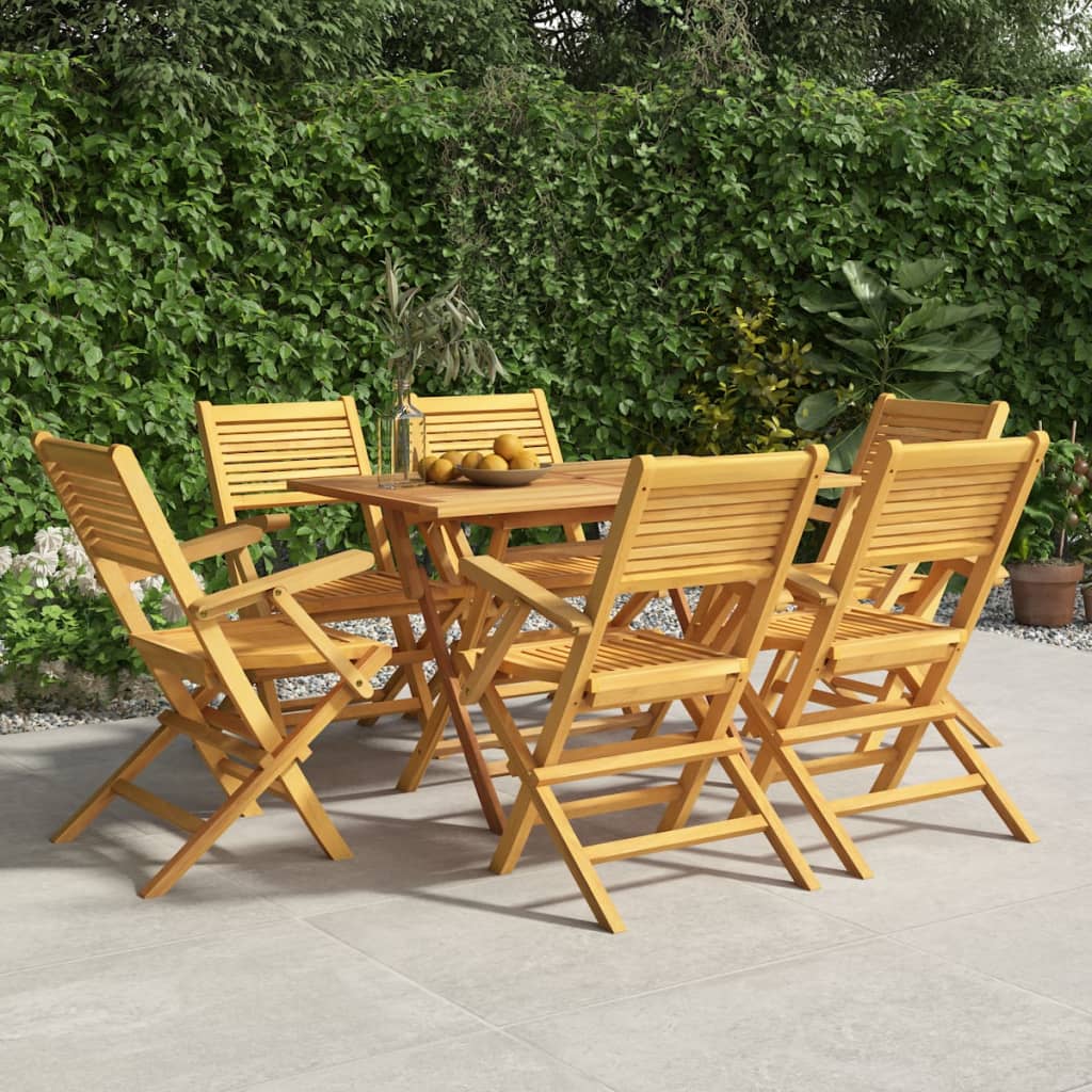 Chaises de jardin pliantes 8 pcs 55x62x90 cm teck massif