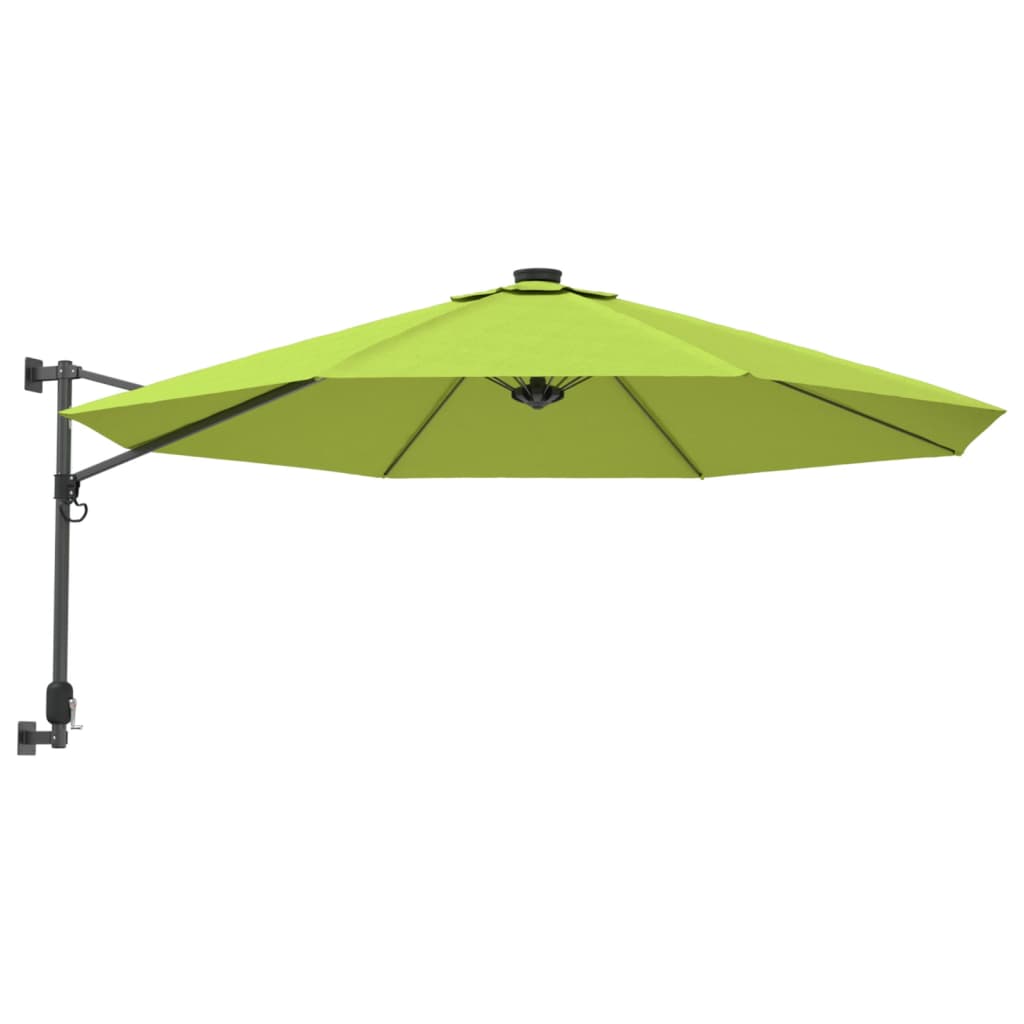 Wandparasol 290 cm geel