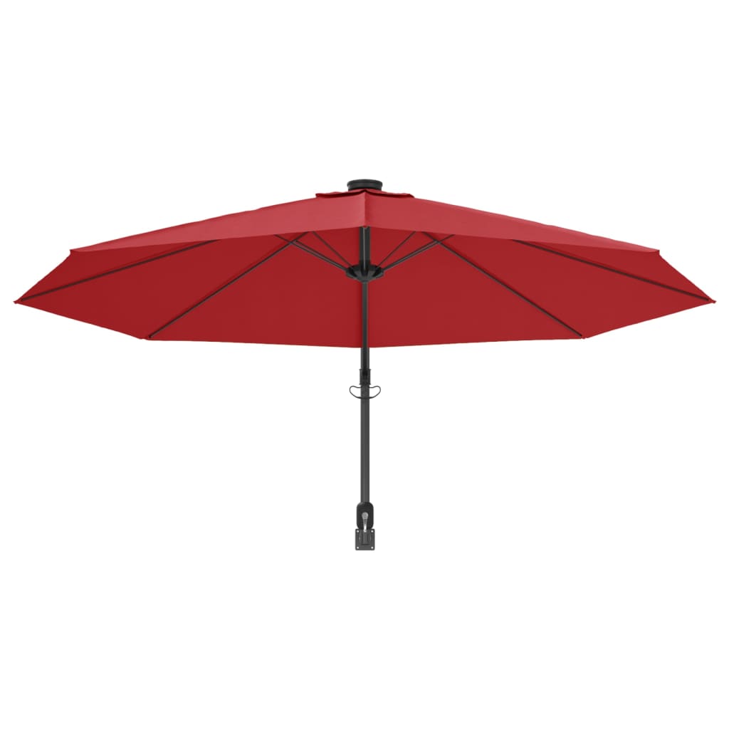 Wandparasol 290 cm geel