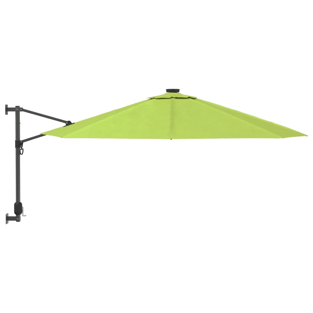 Wandparasol met LEDs 290 cm