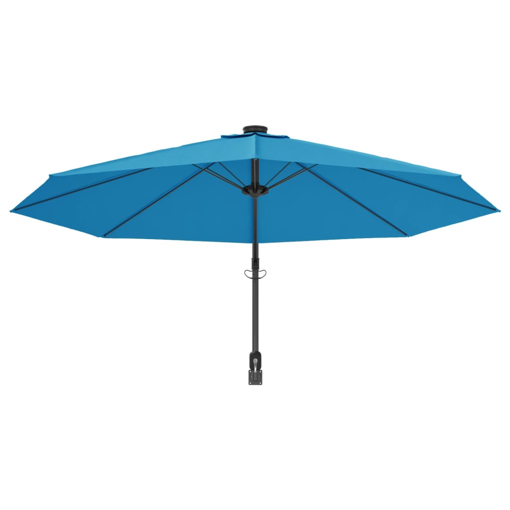 Wandparasol met LEDs 290 cm