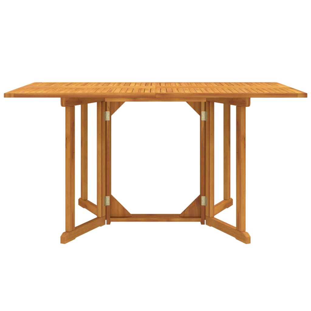 Table de jardin pliante 120x70x75 cm teck massif