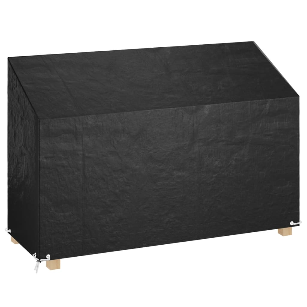 Tuinbankhoezen 2 st 8 oogjes 130x70x70/88 cm polyetheen