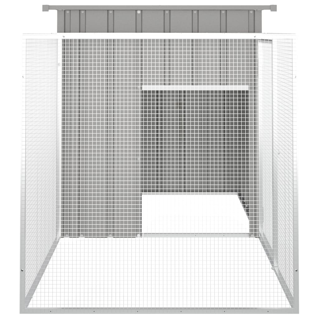 Konijnenhok 200x91x100 cm gegalvaniseerd staal