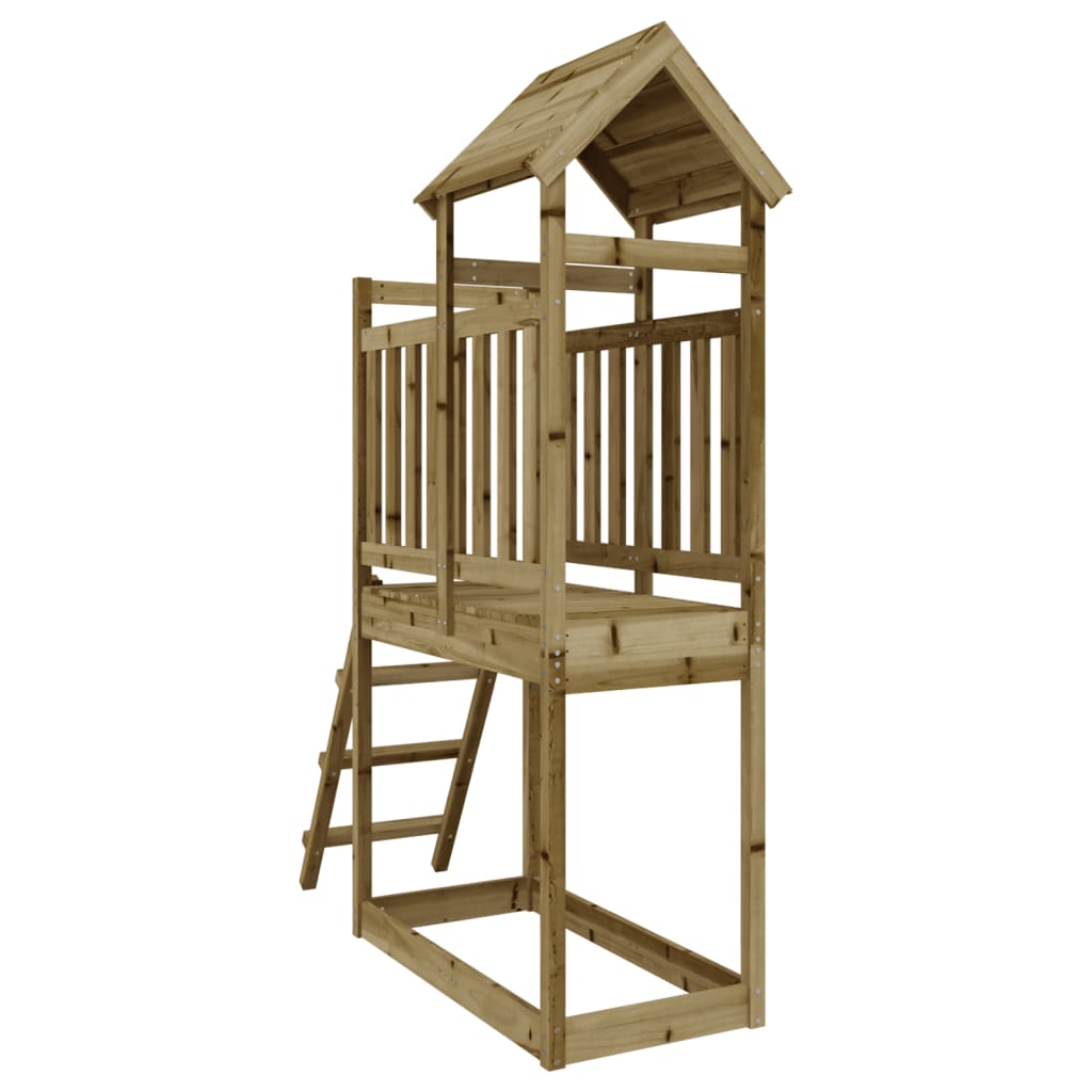 Cabane 53x110x214 cm en bois de pin massif