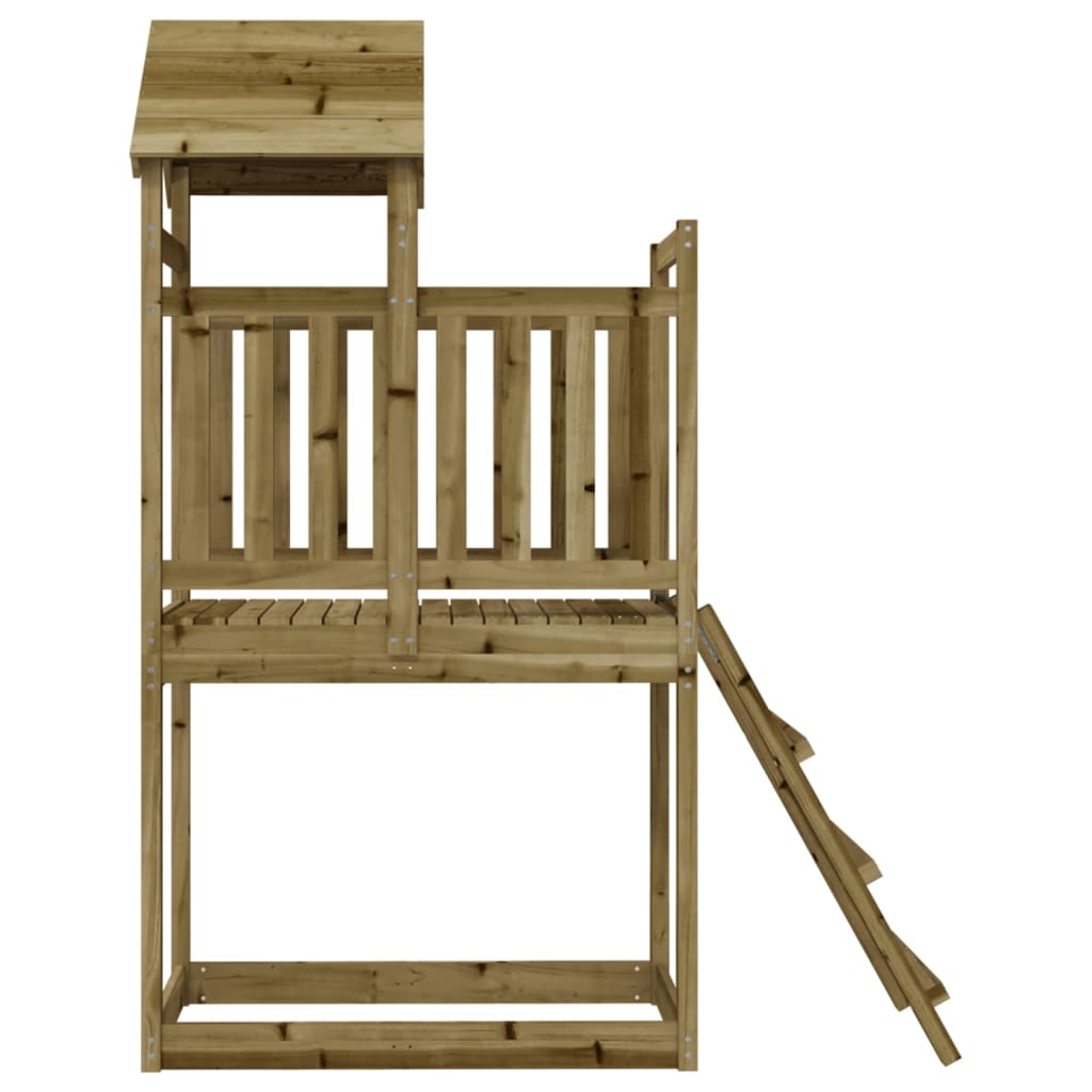 Cabane 53x110x214 cm en bois de pin massif