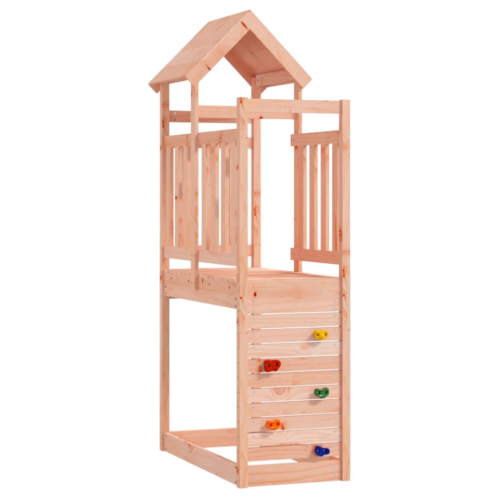 Tour de jeu avec paroi rocheuse 53x110x214 cm en bois de pin massif