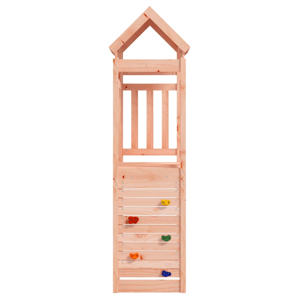 Tour de jeu avec paroi rocheuse 53x110x214 cm en bois de pin massif