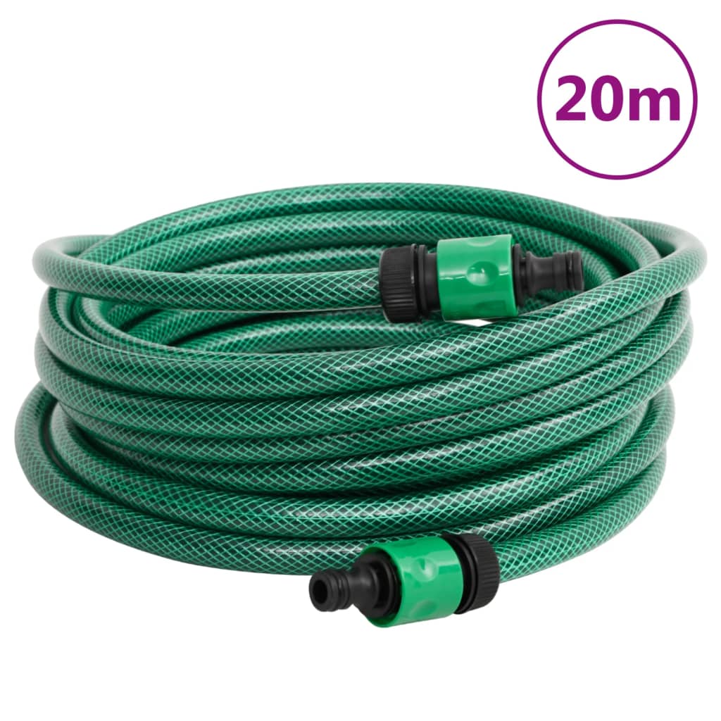 Zwembadslang 20 m PVC groen