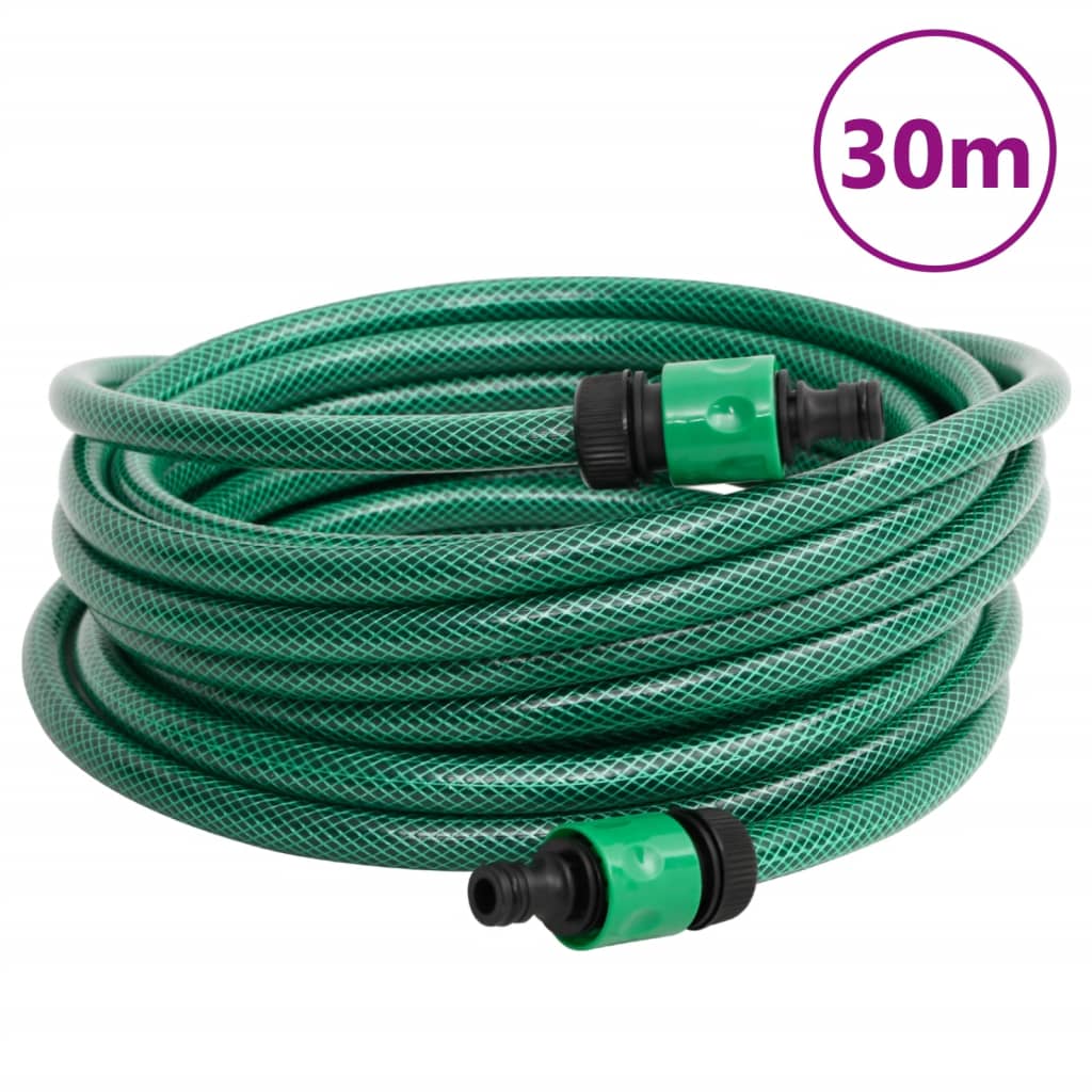 Zwembadslang 100 m PVC groen